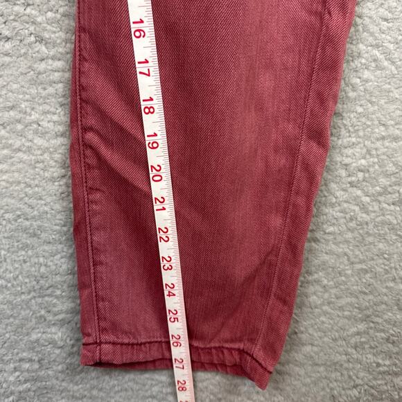 Anthropologie Kalea Pants High Rise Patch Pocket Tencel Lyocel Boho Chic 32 NWT - Picture 6 of 10
